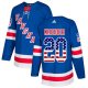 Adidas New York Rangers #20 Chris Kreider Royal Blue Home USA Flag Stitched NHL Jersey