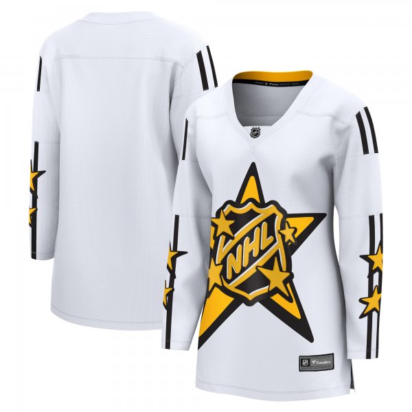 Women's  Fanatics White 2024 NHL All-Star Game Breakaway Jersey