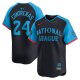 Men's National League #24 William Contreras Nike Navy 2024 MLB All-Star Game Cool Base Jersey