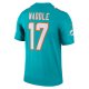 Men's Miami Dolphins Jaylen Waddle Nike Aqua Legend Jersey