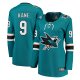 Women's San Jose Sharks Evander Kane Fanatics Teal Premier Breakaway Player Jersey