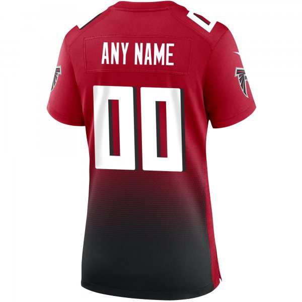 Women's Atlanta Falcons Nike Red Alternate Custom Game Jersey