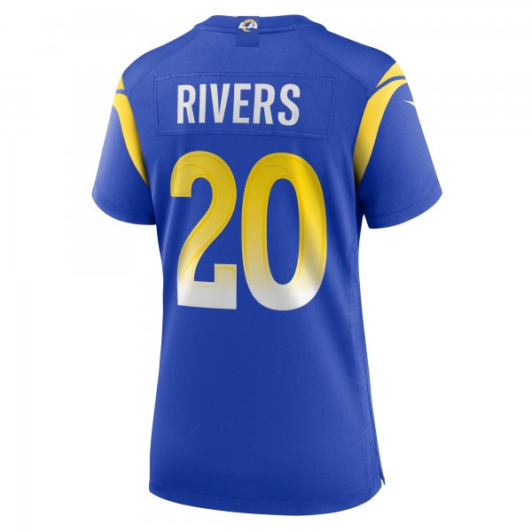 Women's Los Angeles Rams Ronnie Rivers Nike  Royal Team Game Jersey