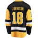 Men's Pittsburgh Penguins Andreas Johnsson Fanatics Black Home Breakaway Jersey