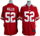 Nike San Francisco 49ers #52 Patrick Willis Red Team Color Men's Stitched NFL Game Jersey