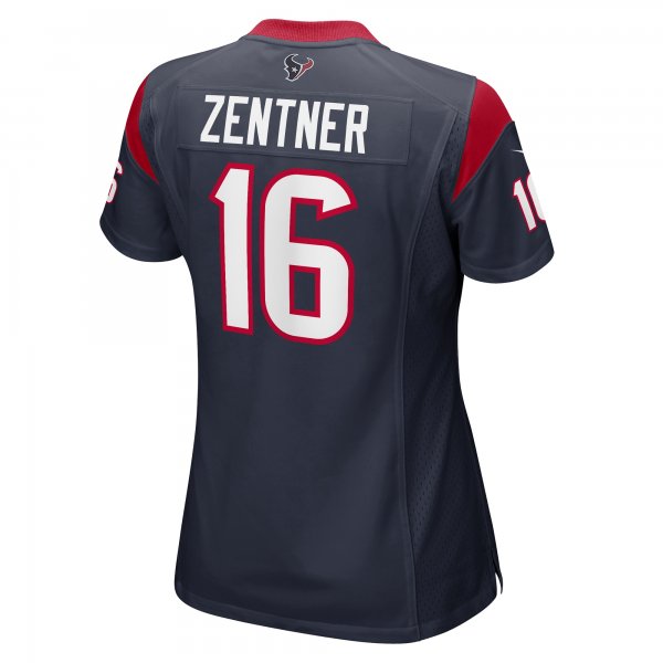 Women's Houston Texans Ty Zentner Nike  Navy Team Game Jersey