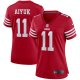 Women's San Francisco 49ers Brandon Aiyuk Nike Scarlet Player Jersey