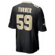 Men's New Orleans Saints Trai Turner Nike  Black Team Game Jersey