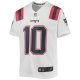 Youth New England Patriots Mac Jones Nike White Game Jersey