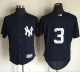 New York Yankees #3 Babe Ruth Navy Blue Flexbase Collection Stitched MLB Jersey