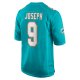 Men's Miami Dolphins Kelvin Joseph Nike  Aqua Team Game Jersey