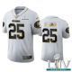 San Francisco 49ers #25 Richard Sherman Men's Nike White Golden Super Bowl LIV 2020 Edition Vapor Limited NFL 100 Jersey