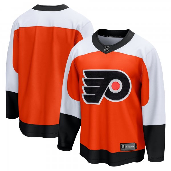 Men's Philadelphia Flyers Fanatics Burnt Orange Home Premier Breakaway Jersey