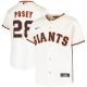 Youth Nike San Francisco Giants #28 Buster Posey Cream Home 2020 MLB Player Jersey