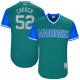 Seattle Mariners #52 Carlos Ruiz Green "Chooch" Players Weekend Stitched MLB Jersey