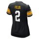 Women's Pittsburgh Steelers Justin Fields Nike Black  Alternate Game Jersey