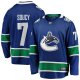 Men's Vancouver Canucks Carson Soucy Fanatics Blue Home Premier Breakaway Player Jersey