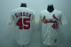 Mitchell And Ness 1967 St. Louis Cardinals #45 Bob Gibson Stitched Cream Throwback MLB Jersey