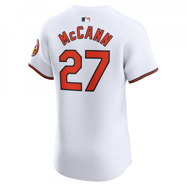 Men's Baltimore Orioles James McCann Nike White Home Elite Player Jersey