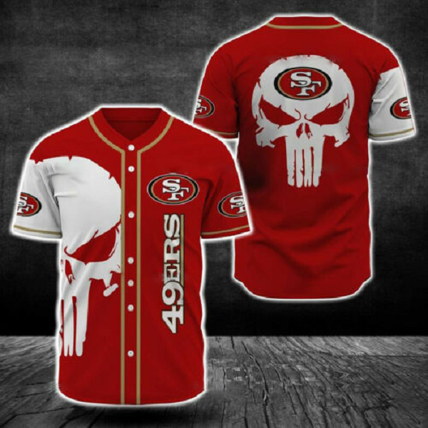 San Francisco 49ers NFL 3D Digital Printed Fashion Baseball Legend Jersey