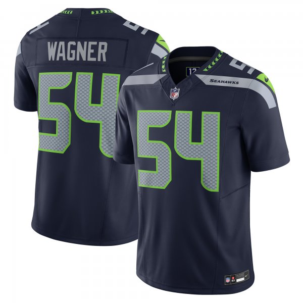 Men's Seattle Seahawks Bobby Wagner Nike Navy Vapor F.U.S.E. Limited Jersey