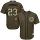 Chicago Cubs #23 Ryne Sandberg Green Salute to Service Stitched MLB Jersey