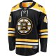 Men's Boston Bruins Tuukka Rask Fanatics Black Breakaway Home Jersey