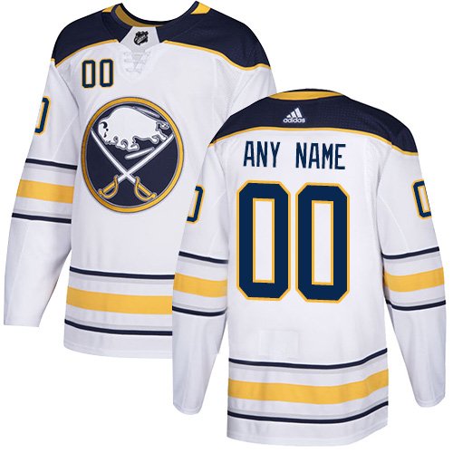 Youth Adidas Buffalo Sabres White Away NHL Customized Jersey