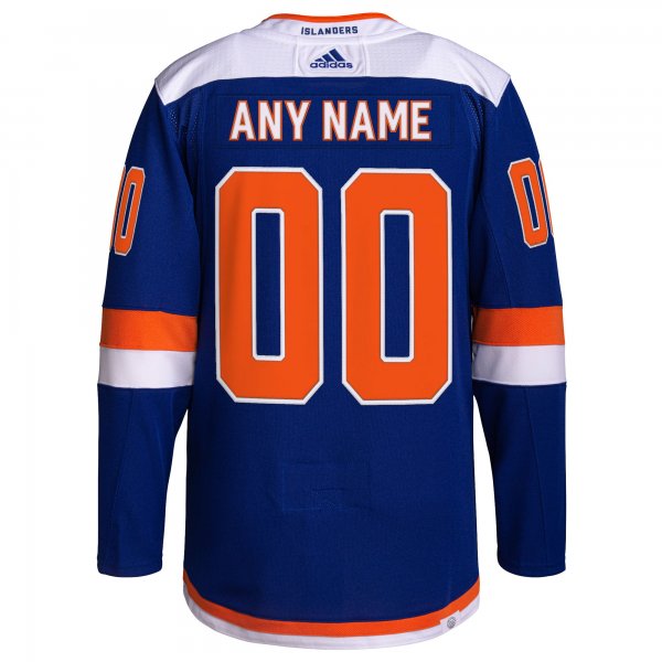 Men's New York Islanders  adidas Royal Alternate  Primegreen Custom Jersey