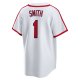 Men's St. Louis Cardinals Ozzie Smith Nike White Home Cooperstown Collection Player Jersey