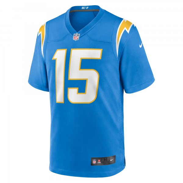 Men's Los Angeles Chargers Ladd McConkey Nike Powder Blue 2024 NFL Draft Player Game Jersey