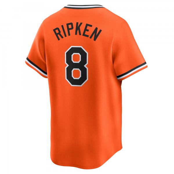 Men's Baltimore Orioles Cal Ripken Jr. Nike Orange Throwback Cooperstown Limited Jersey