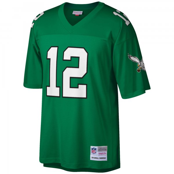 Men's Philadelphia Eagles Randall Cunningham Mitchell & Ness Kelly Green Legacy Replica Jersey