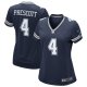 Women's Dallas Cowboys Dak Prescott Nike Navy Game Team Jersey