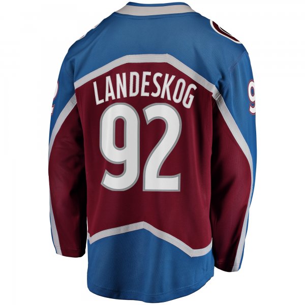 Men's Colorado Avalanche Gabriel Landeskog Fanatics Burgundy Breakaway Player Jersey