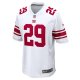 Men's New York Giants Xavier McKinney Nike White Away Game Player Jersey