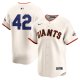 Men's San Francisco Giants  Nike Cream 2024 Jackie Robinson Day Home Limited Jersey