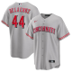 Men's Cincinnati Reds #44 Elly De La Cruz Gray Cool Base Stitched Baseball Jersey