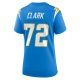 Women's Los Angeles Chargers Jerrod Clark Nike  Powder Blue Team Game Jersey