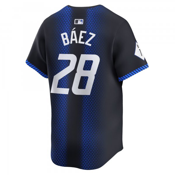 Men's Detroit Tigers Javier Baez Nike Navy 2024 City Connect Limited Jersey