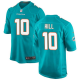 Men's Miami Dolphins #10 TYREEK HILL Game Aqua Jersey