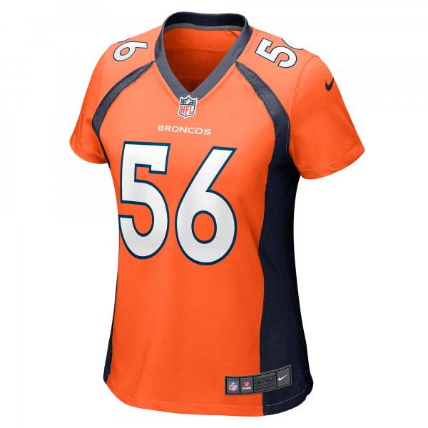 Women's Denver Broncos Baron Browning Nike Orange Game Jersey