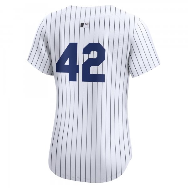 Women's New York Yankees  Nike White 2024 Jackie Robinson Day Home Limited Jersey