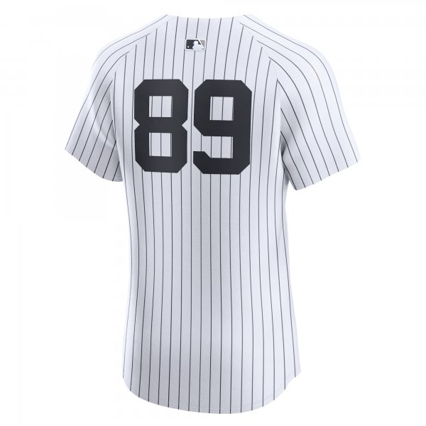 Men's New York Yankees Jasson Dominguez Nike White Home Elite Player Jersey