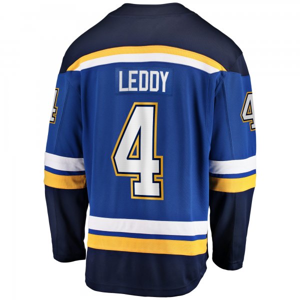 Men's St. Louis Blues Nick Leddy Fanatics Blue Home Breakaway Player Jersey