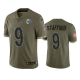 Los Angeles Rams Matthew Stafford Olive 2022 Salute To Service Jersey #9