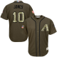 Arizona Diamondbacks #10 Adam Jones Green Salute to Service Stitched MLB Jersey