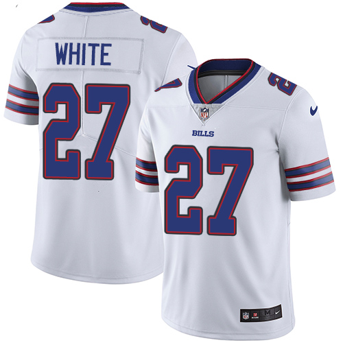 Nike Buffalo Bills #27 Tre'Davious White White Men's Stitched NFL Vapor Untouchable Limited Jersey