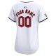 Women's Cleveland Guardians Nike White Home Limited Custom Jersey