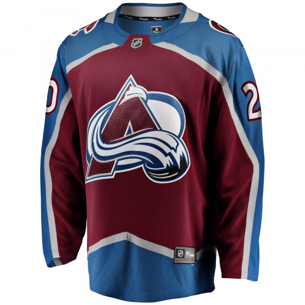 Men's Colorado Avalanche Ross Colton Fanatics Maroon Home Breakaway Jersey